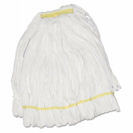 PINPOINT BWK Looped Mop Head - Medium, White, 12PK PI2493548